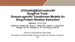 Domain-specific Transformer Models for Drug-Protein Relation Extraction