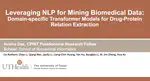 Leveraging NLP for Mining Biomedical Data: Domain-specific Transformer Models for Drug-Protein Relation Extraction